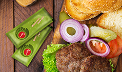 بسته بندی، سس، سس مایونز، سس تکی، سس تک نفره، پالمر، مواد غذایی، سالاد، سالاد ماکارونی