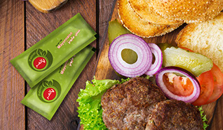 بسته بندی، سس، سس مایونز، سس تکی، سس تک نفره، پالمر، مواد غذایی، سالاد، سالاد ماکارونی