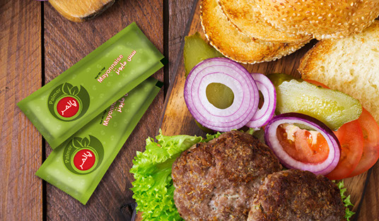 بسته بندی، سس، سس مایونز، سس تکی، سس تک نفره، پالمر، مواد غذایی، سالاد، سالاد ماکارونی